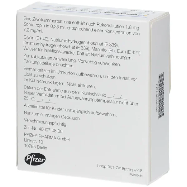 Genotropin 1.8mg MiniQuick